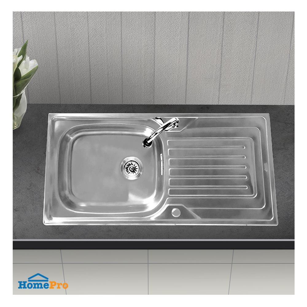 ซิงค์ฝัง 1 หลุม 1 ที่พัก TECNOSTAR HM 1050 สเตนเลส