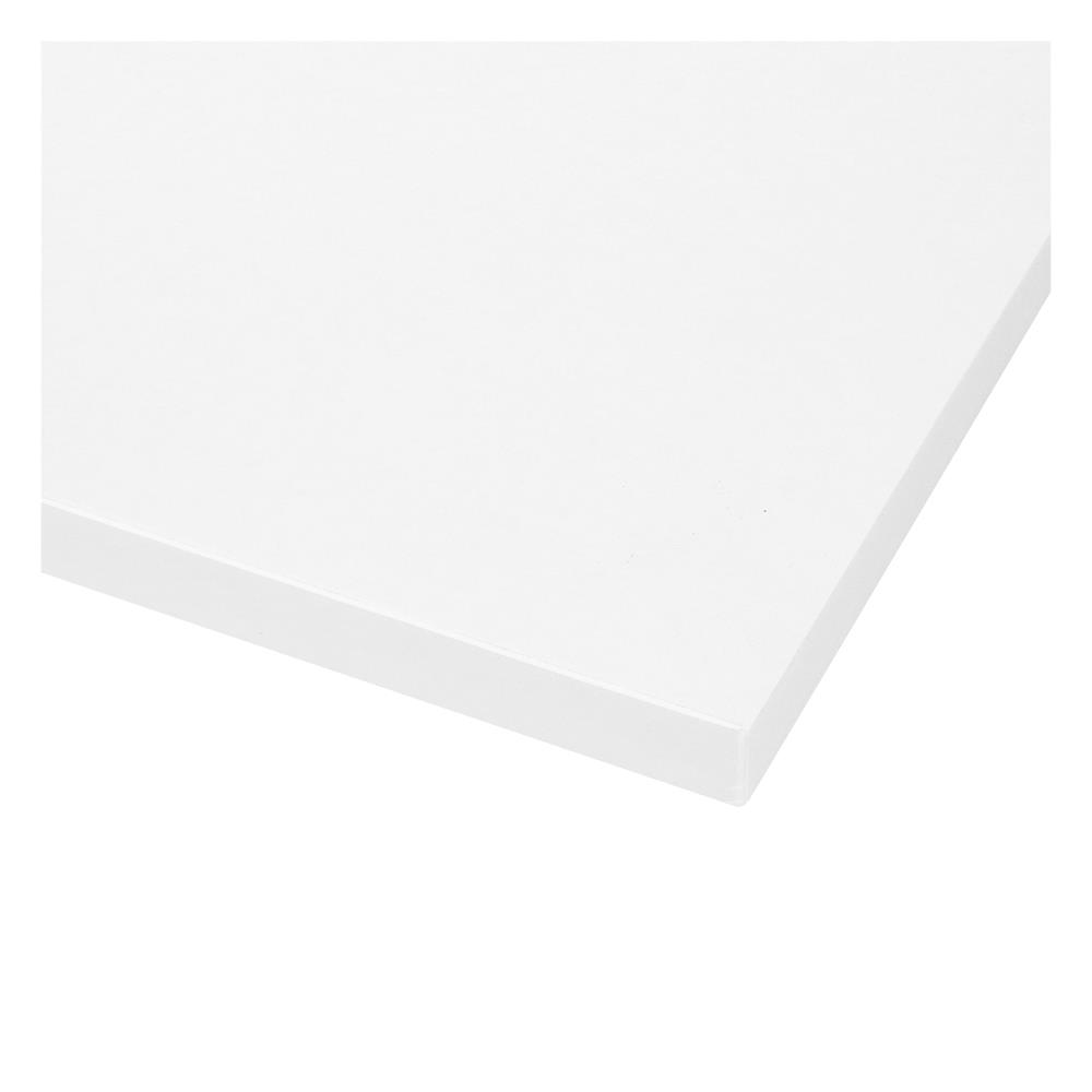 แผ่นชั้นไม้เมลามีน STACKO 80x40x1.6 ซม. สีขาว