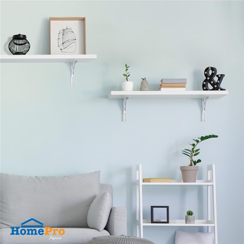 แผ่นชั้นไม้เมลามีน STACKO 60x30x1.6 ซม. สีขาว