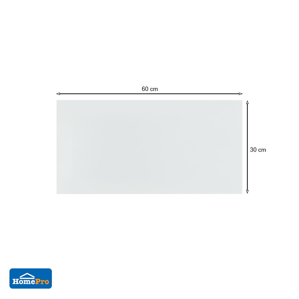 แผ่นชั้นไม้เมลามีน STACKO 60x30x1.6 ซม. สีขาว