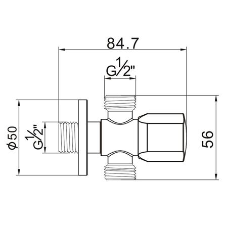 สต็อปวาล์ว 2 ทาง NOVABATH ST-356M_1
