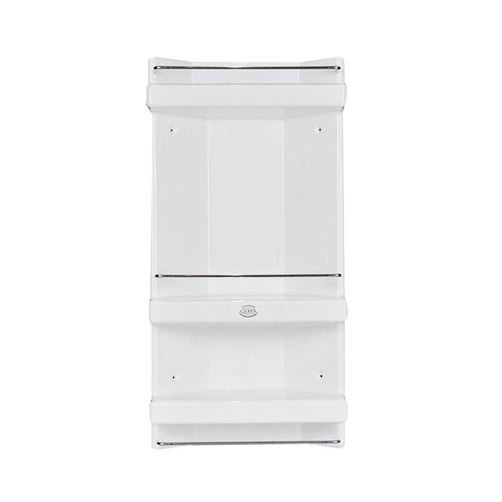 ชั้นวางเข้ามุม 3 ชั้น QUEEN SH-CAB-C03-WT สีขาว