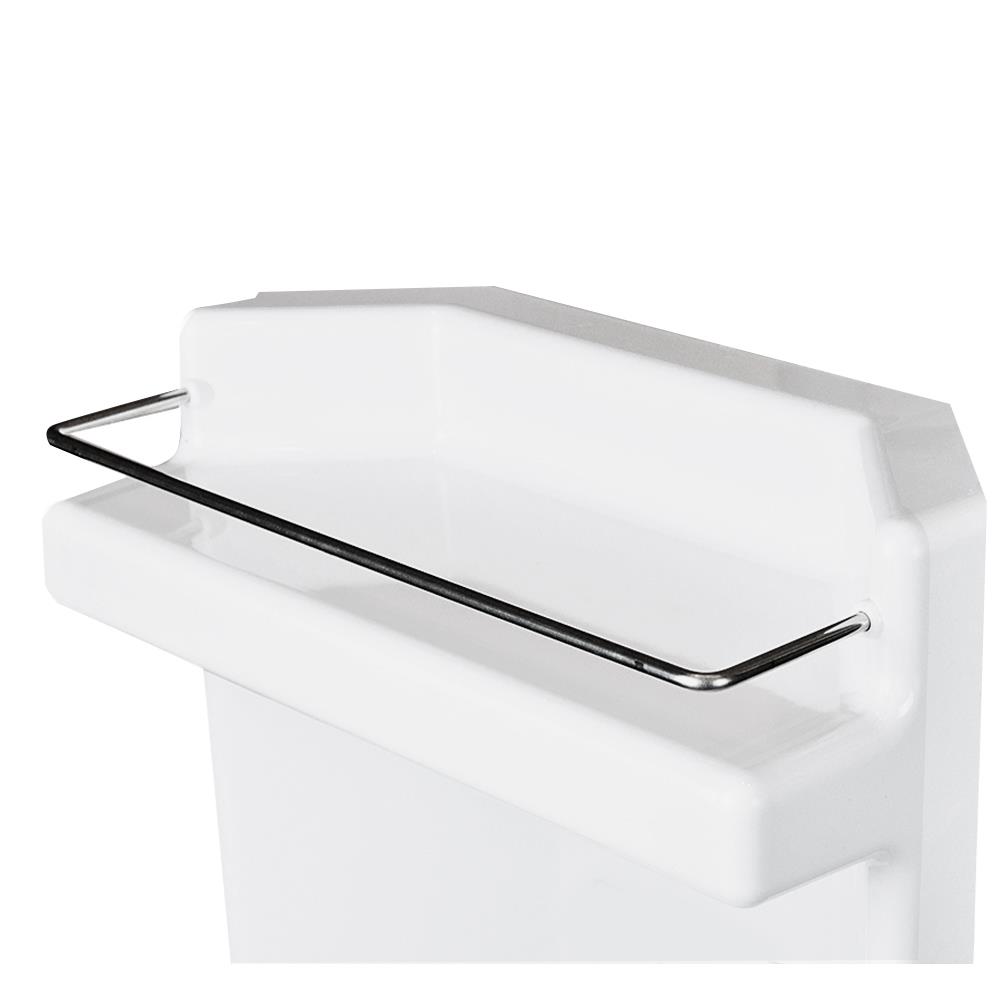 ชั้นวางเข้ามุม 3 ชั้น QUEEN SH-CAB-C03-WT สีขาว