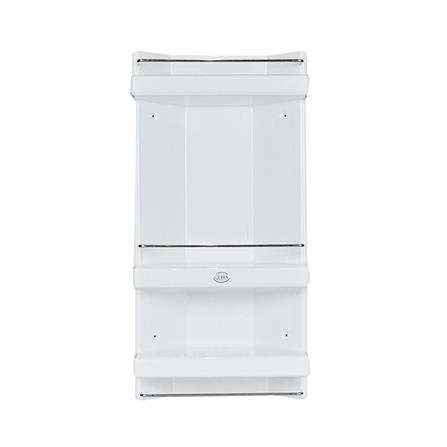 ชั้นวางเข้ามุม 3 ชั้น QUEEN SH-CAB-C03-WT สีขาว_1