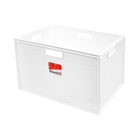 กล่องซ้อนได้ STACKO UT-38 L 39x28x25 ซม. สีขาว