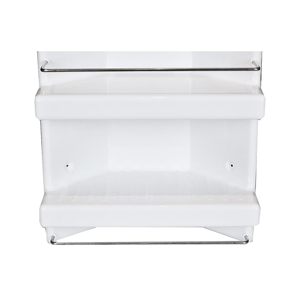 ชั้นวางเข้ามุม 4 ชั้น QUEEN SH-CABL-C04-WT สีขาว