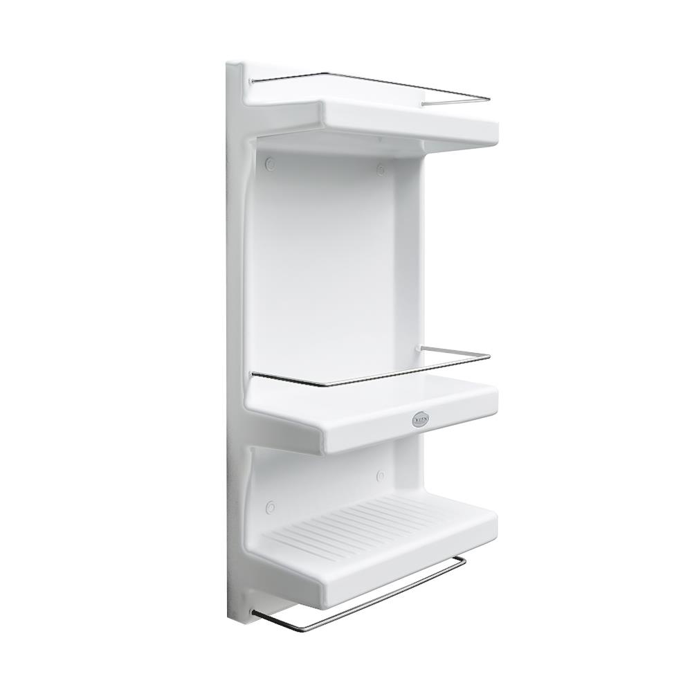 ชั้นวางติดผนัง 3 ชั้น QUEEN SH-CAB-W03-WT สีขาว