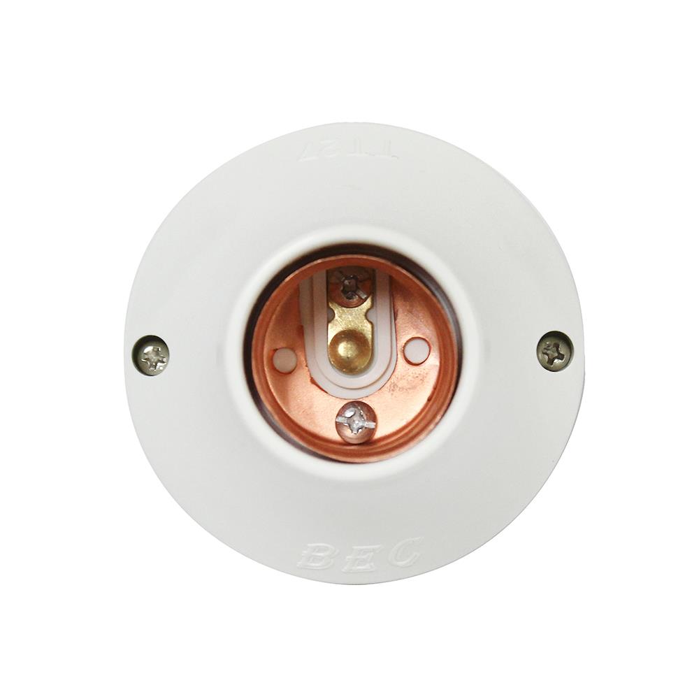 ขั้วหลอด BEC TT27/W E27 ขาว