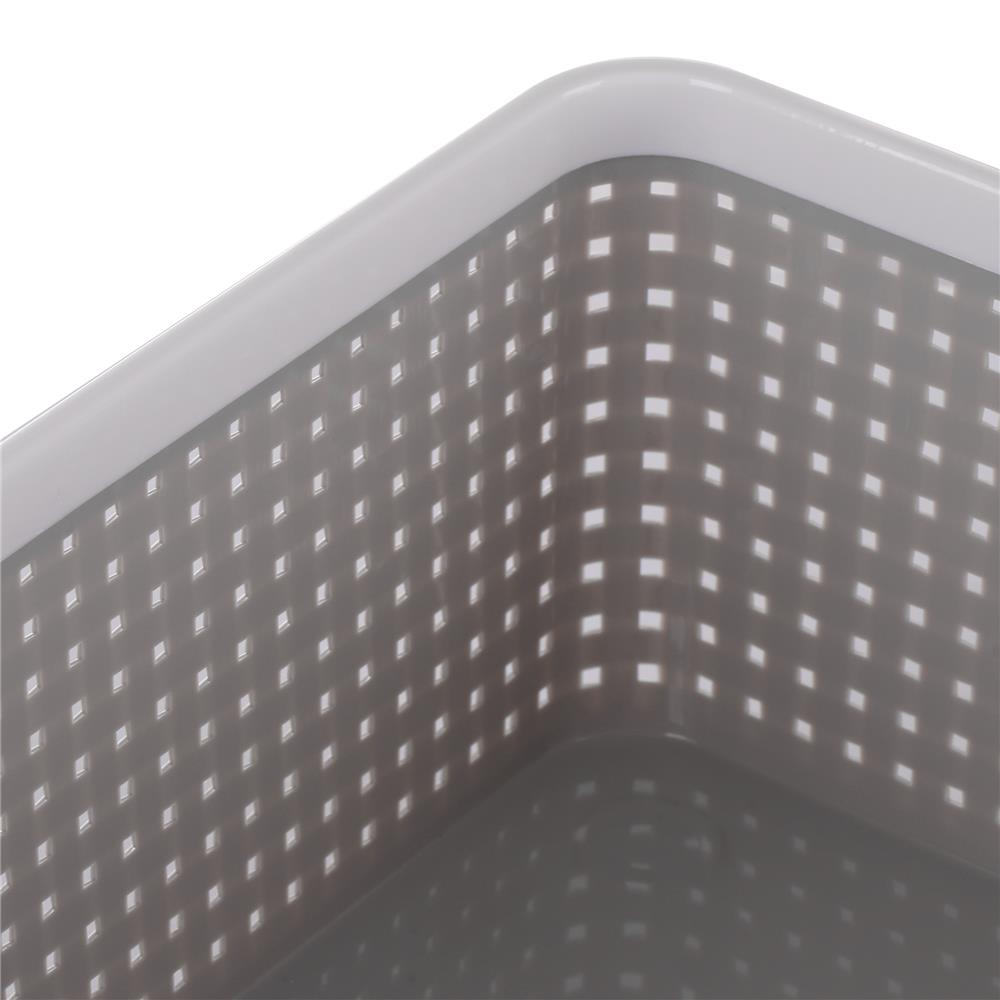 ตะกร้าผ้าเหลี่ยม IN SPACE HH-1090(S) เทา