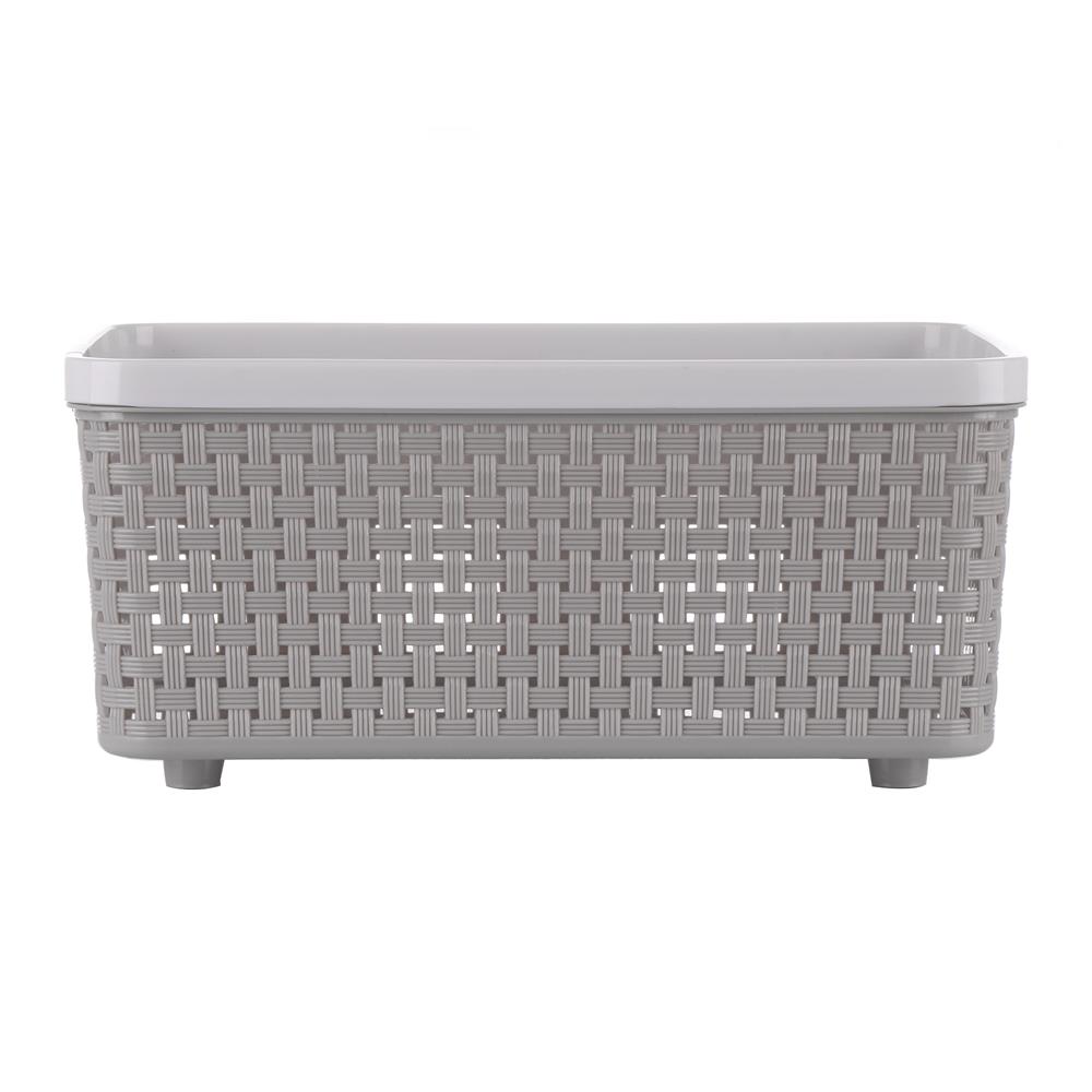 ตะกร้าผ้าเหลี่ยม IN SPACE HH-1090(S) เทา