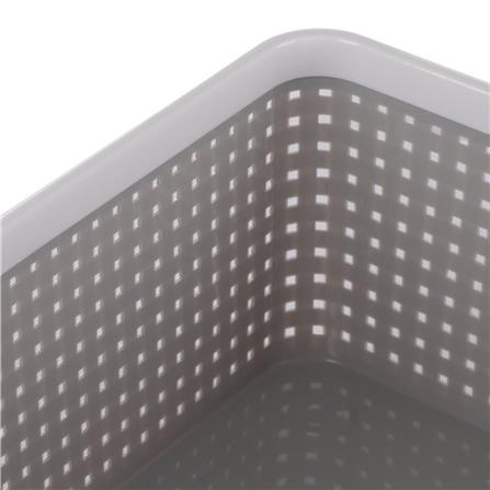 ตะกร้าผ้าเหลี่ยม IN SPACE HH-1090(S) เทา_1