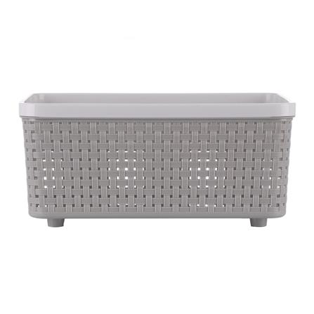 ตะกร้าผ้าเหลี่ยม IN SPACE HH-1090(S) เทา_2