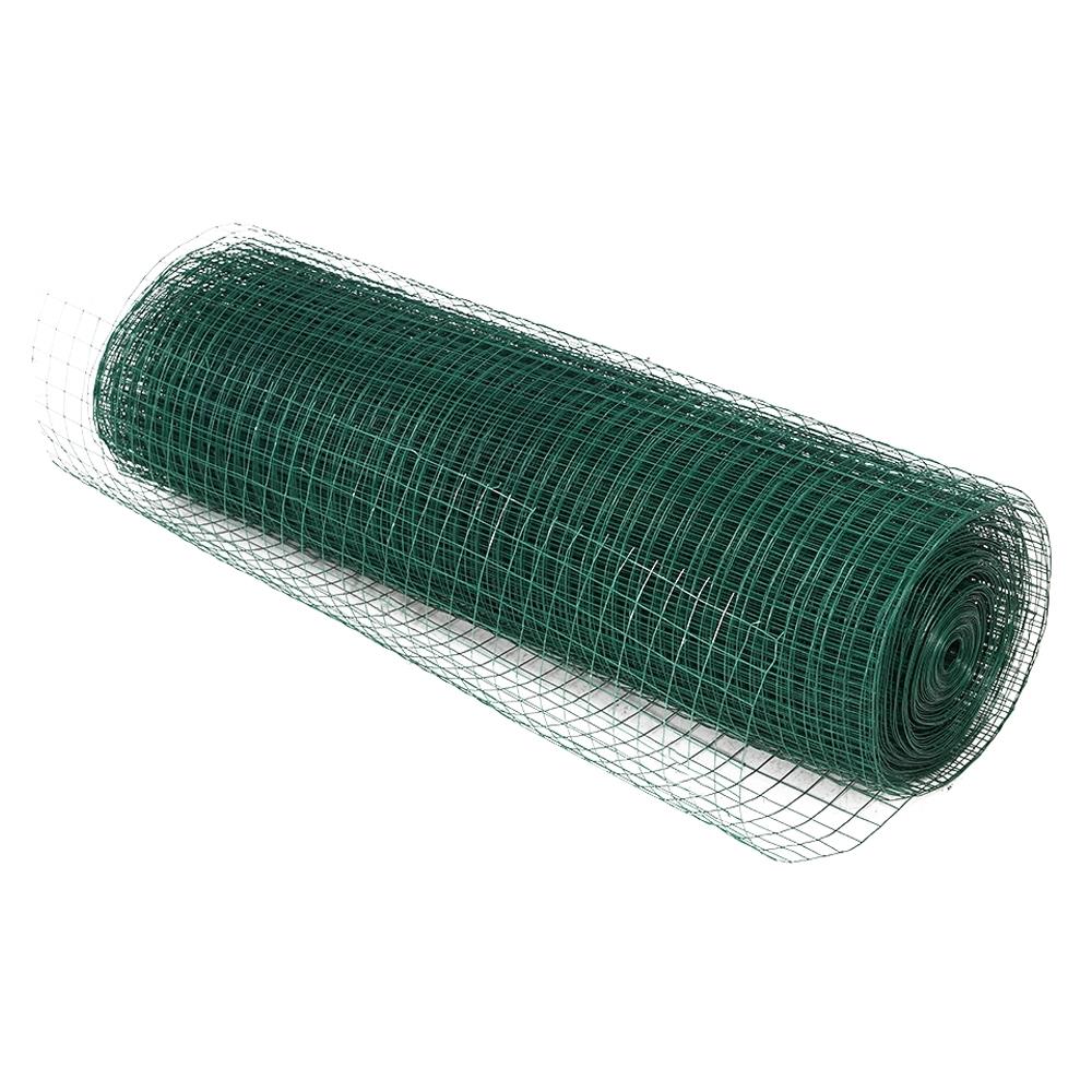 ตาข่ายสี่เหลี่ยมชุบ ตราลูกโลก 0.9X30เมตร