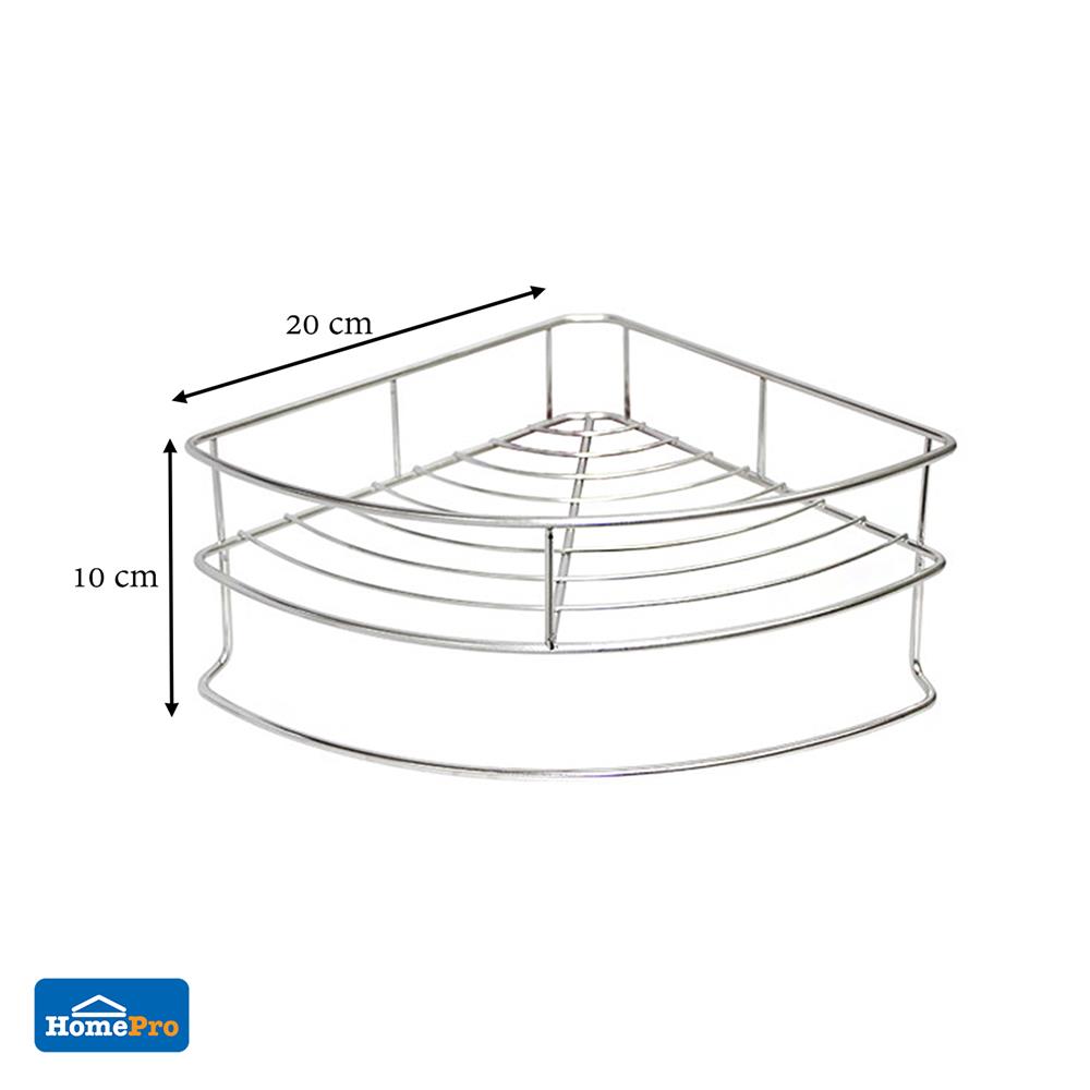 ชั้นแขวนเข้ามุม 1 ชั้น BATH TIME BT-P103 SS201