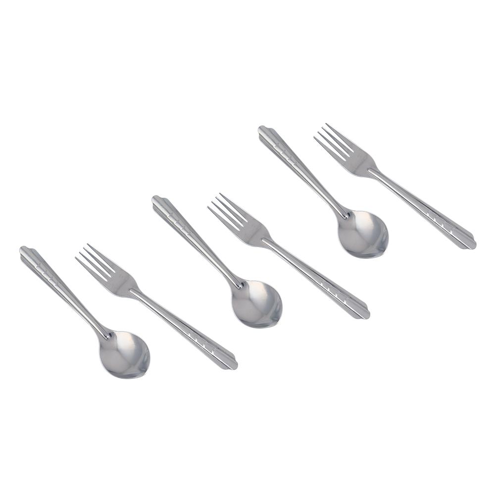 ชุดช้อนส้อมสเตนเลส COLOR KIT 12 คู่/ชุด