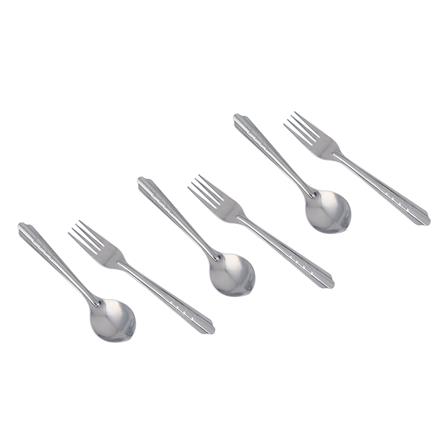 ชุดช้อนส้อมสเตนเลส COLOR KIT 12 คู่/ชุด_1