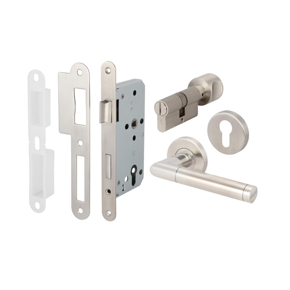 ชุดมือจับ MORTISE HAFELE 499.10.128 สีสเตนเลส