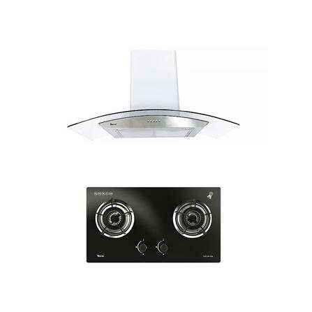 เตาฝัง + เครื่องดูดควัน TECNOSTAR EHP2GB + EHP90GS_0