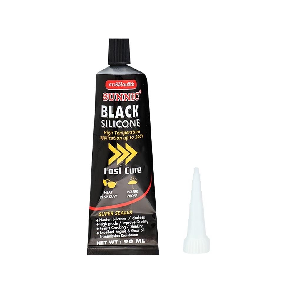 กาวซิลิโคนไร้กรด SUNNIC 90 มล. สีดำ