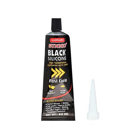 กาวซิลิโคนไร้กรด SUNNIC 90 มล. สีดำ_0