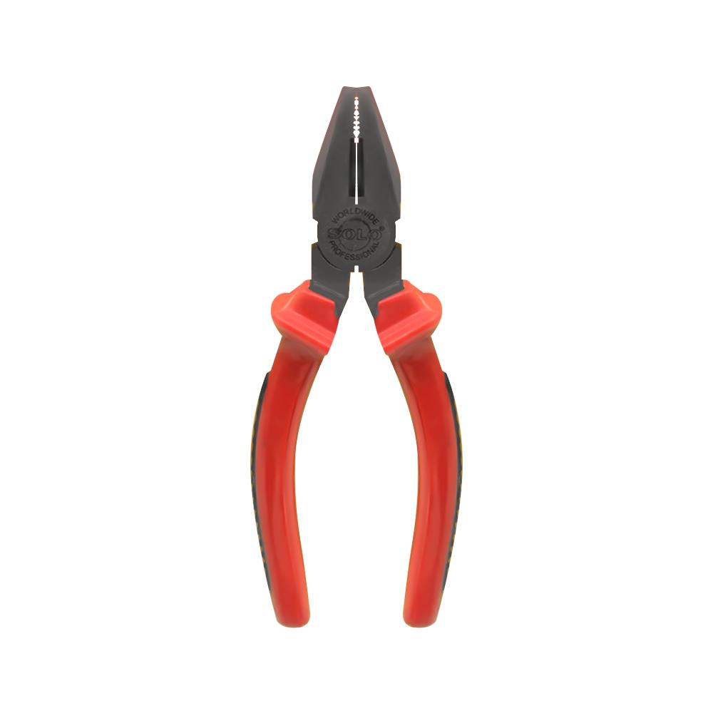 คีมปากจระเข้ SOLO NO.5116 6 นิ้ว สีแดง-ดำ