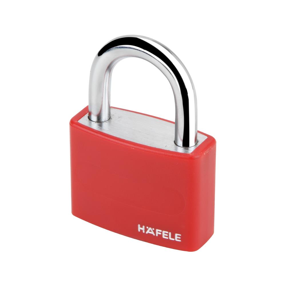 กุญแจสปริง ABUS HAFELE 482.01.851 40 มม. สีแดง