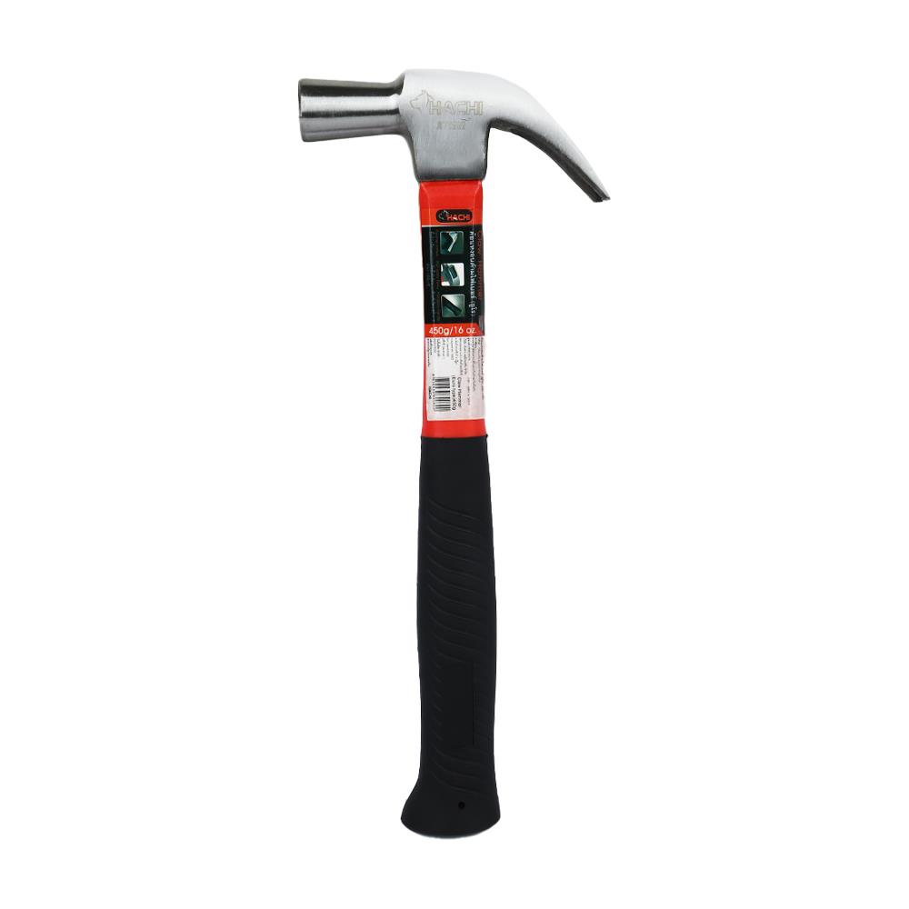 ค้อนหงอนด้ามไฟเบอร์ HACHI แบบยูโร 27 มม.