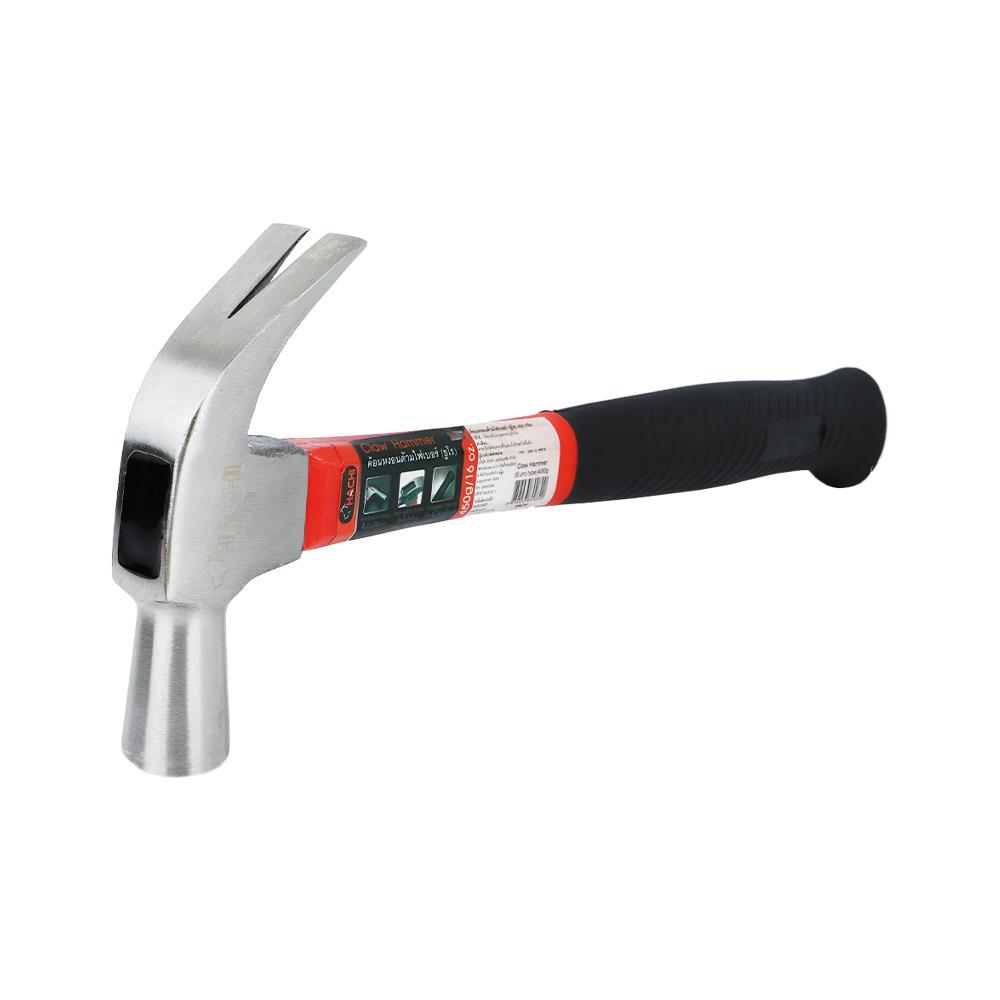 ค้อนหงอนด้ามไฟเบอร์ HACHI แบบยูโร 27 มม.