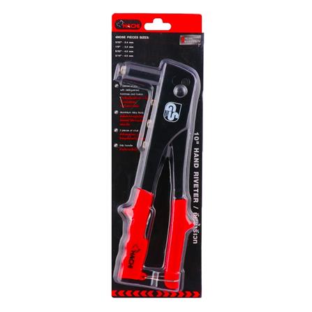 คีมย้ำรีเวท HACHI 10 นิ้ว สีดำ-แดง_2