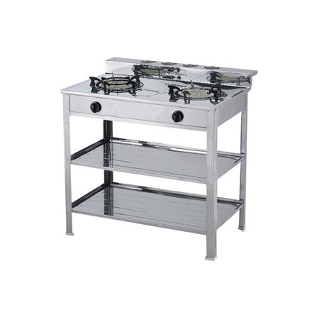 เตาแก๊สตั้งพื้น 2 หัวแก๊ส LUCKY FLAME AT402I