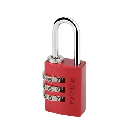 กุญแจรหัส ABUS HAFELE 482.01.855 20 มม. สีแดง_0