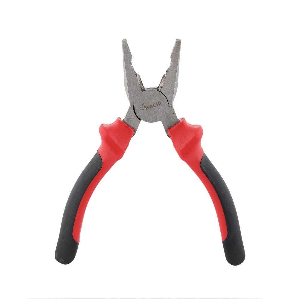 คีมปากจระเข้ HACHI 6 นิ้ว สีดำ-แดง