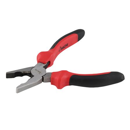 คีมปากจระเข้ HACHI 6 นิ้ว สีดำ-แดง