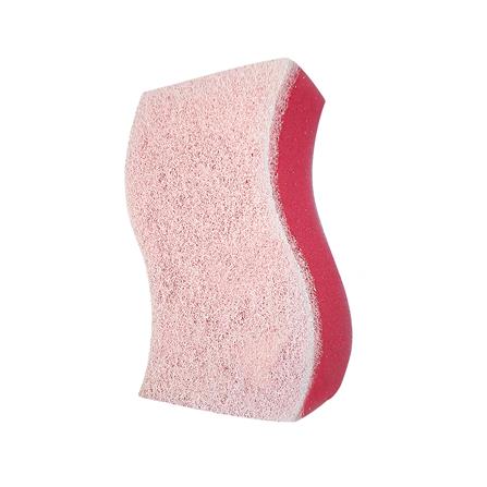 ฟองน้ำพร้อมใยขัด SCOTCH-BRITE ANTIBACTERIAL 11.5x7 ซม. สีชมพูอ่อน_1