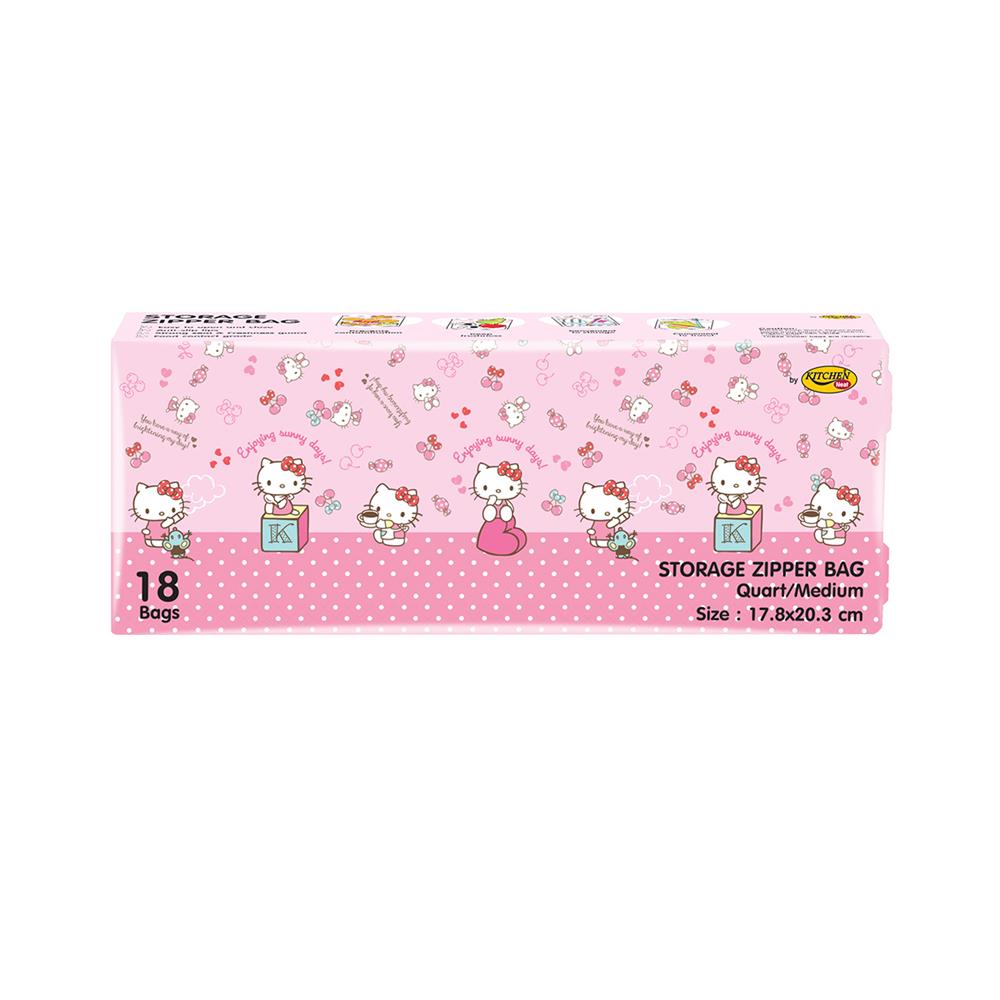 ถุงซิป KITCHEN NEAT ลายการ์ตูน 17.8x20.3 ซม. 18 ใบ