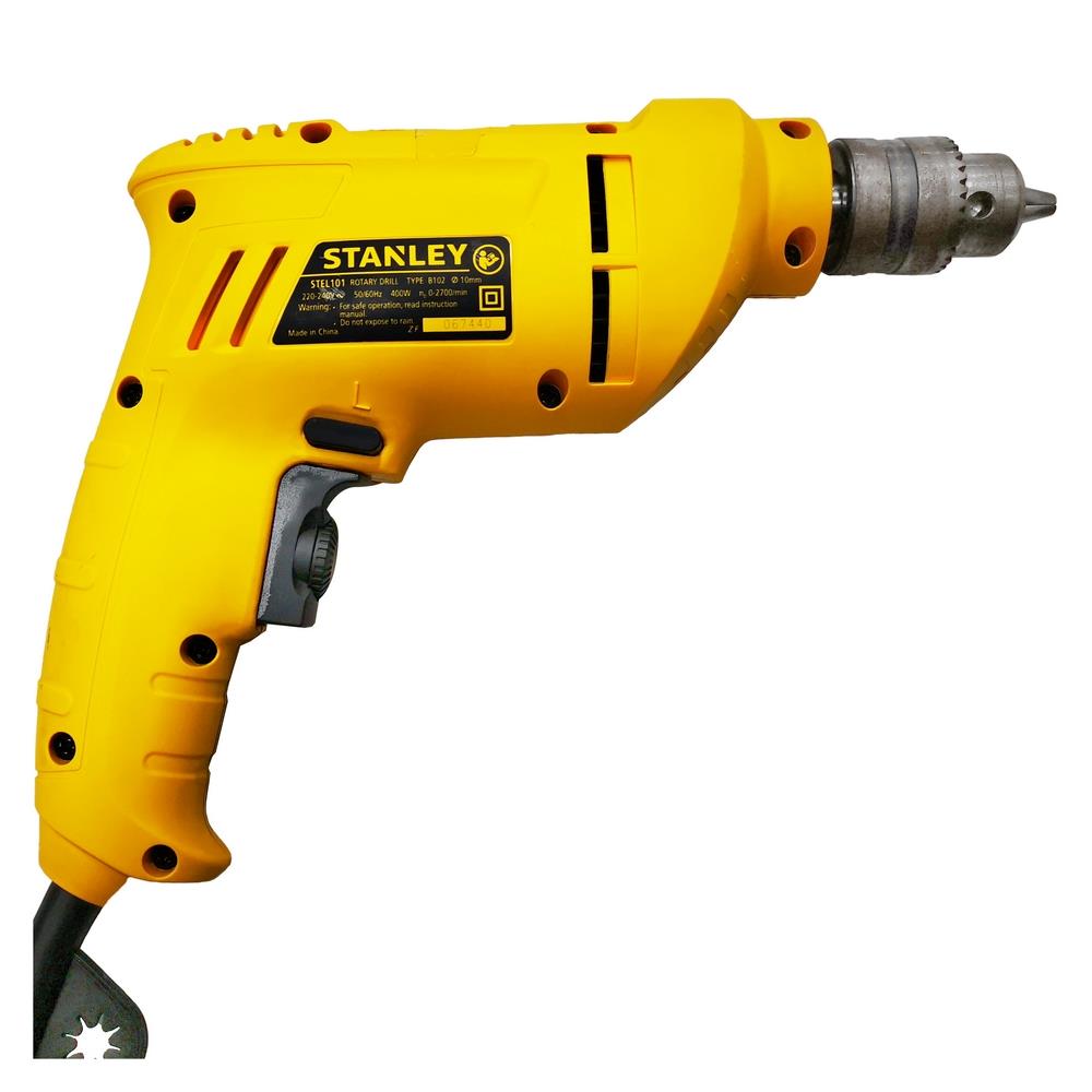 สว่านไฟฟ้า STANLEY STEL101-B1 10 มม. 400 วัตต์