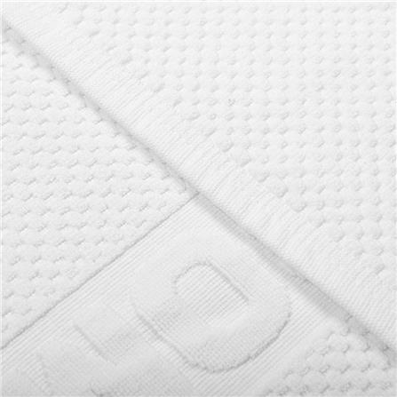 พรมขนหนู HOME LIVING STYLE WELCOME 17X28 นิ้ว สีขาว_1