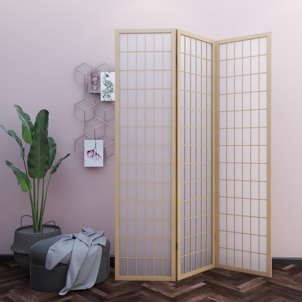 3-PANEL ROOM DIVIDER FURDINI 20850N BEECH