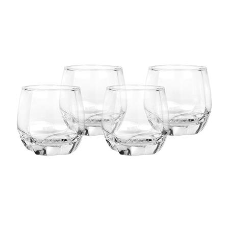 แก้วน้ำ 340 มล. OCEAN GLASS CHARISMA ROCK แพ็ก 4 ใบ