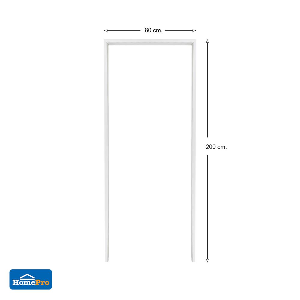 วงกบประตู UPVC AZLE 80x200 ซม. สีขาว