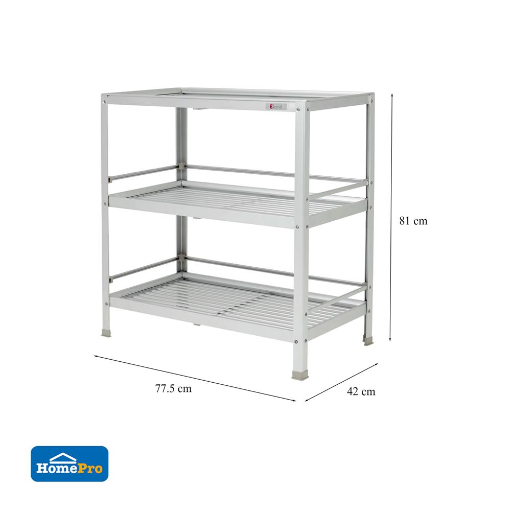 ชั้นคว่ำจาน M อะลูมิเนียม 3 ชั้น CA-03M EKONO