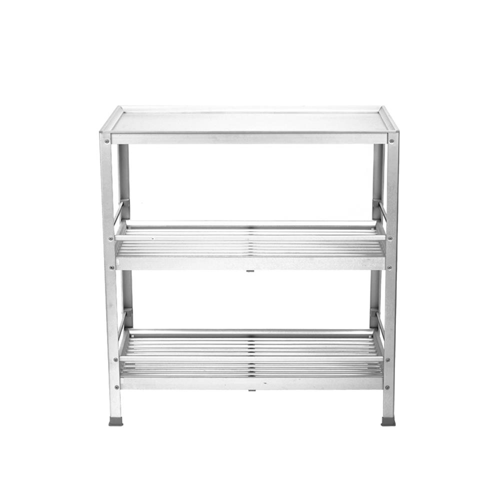 ชั้นคว่ำจานบนเรียบ M อะลูมิเนียม 3 ชั้น EKONO