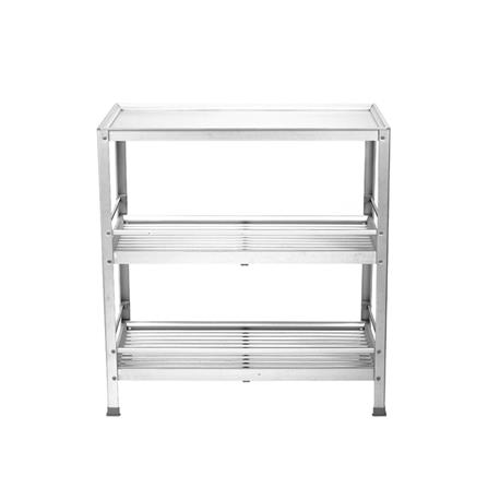 ชั้นคว่ำจานบนเรียบ M อะลูมิเนียม 3 ชั้น EKONO