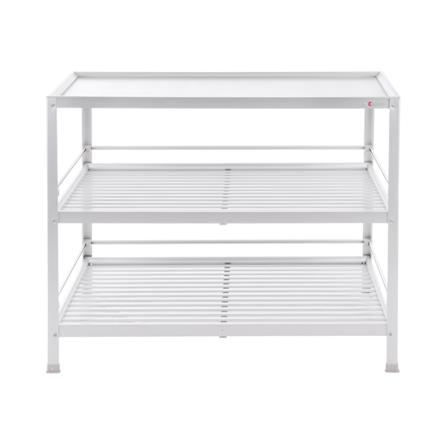 ชั้นคว่ำจานบนเรียบ L อะลูมิเนียม 3 ชั้น EKONO_1