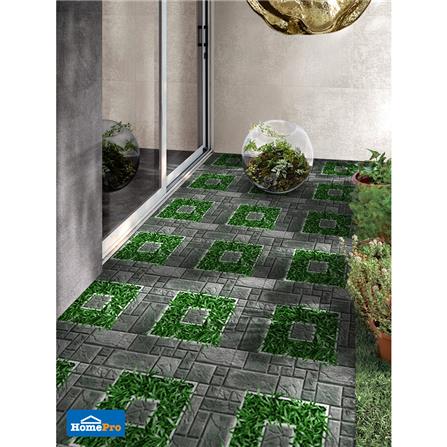 กระเบื้องพื้น 40x40 ซม. กอหญ้า เทา_1