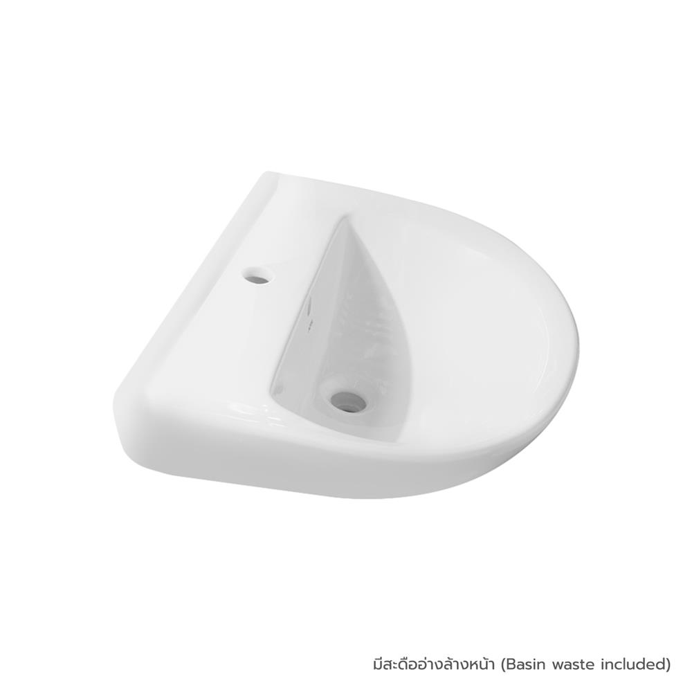 อ่างล้างหน้าแขวน MOYA 834A สีขาว