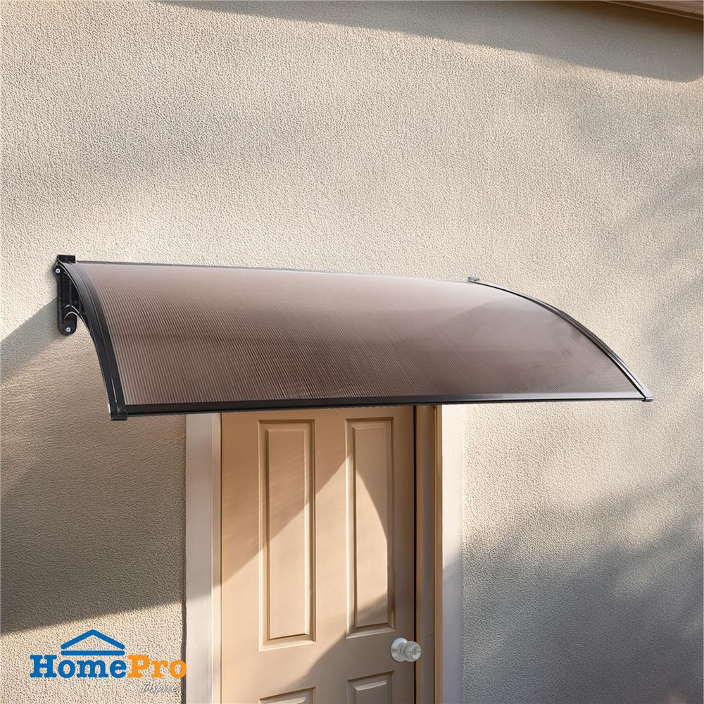 กันสาดโพลีคาร์บอเนต SUNSHIELD 100x150 ซม. สีชา