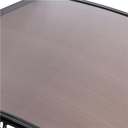 กันสาดโพลีคาร์บอเนต SUNSHIELD 100x150 ซม. สีชา_3