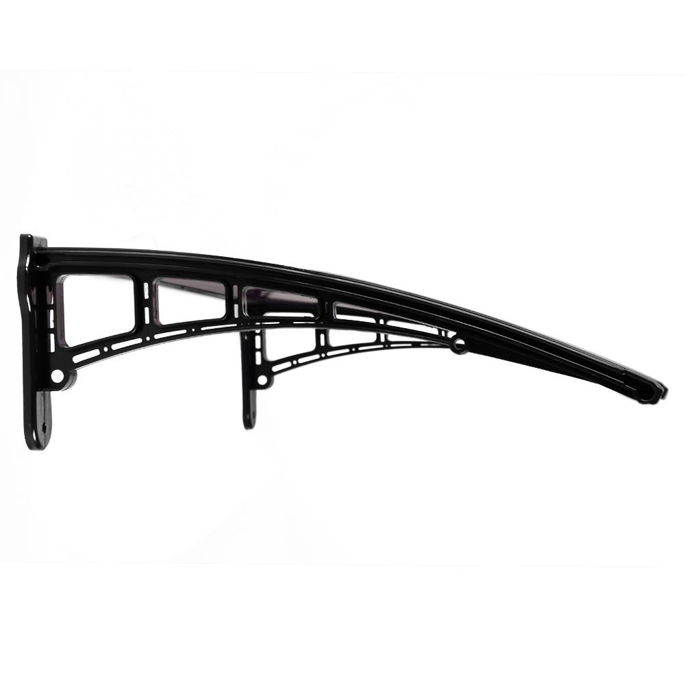 กันสาดโพลีคาร์บอเนต ผิวใส SUNSHIELD 60x100 ซม. สีชา