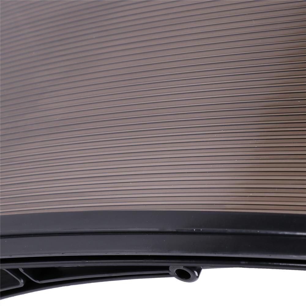 กันสาดโพลีคาร์บอเนต ผิวใส SUNSHIELD 60x100 ซม. สีชา